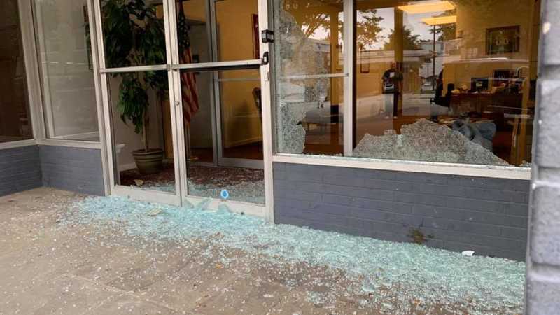 Virginia GOP HQ Smashed Windows