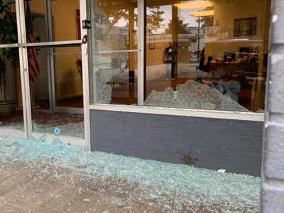 Virginia GOP HQ Smashed Windows