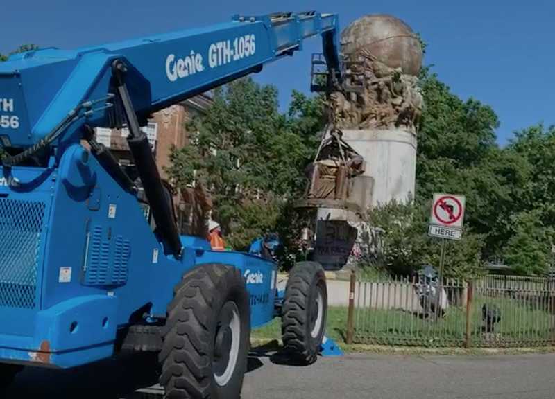 Maury Statue Removed