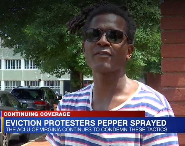 Eviction Protestors Pepper Sprayed