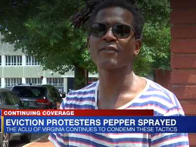 Eviction Protestors Pepper Sprayed