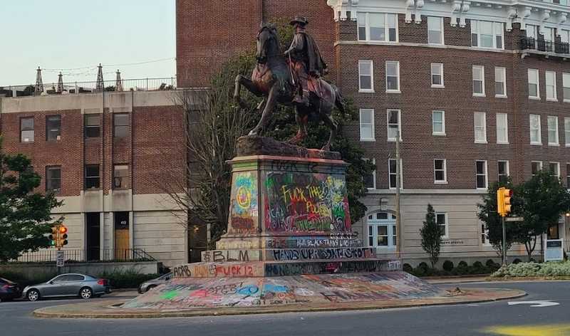 JEB Stuart Statue