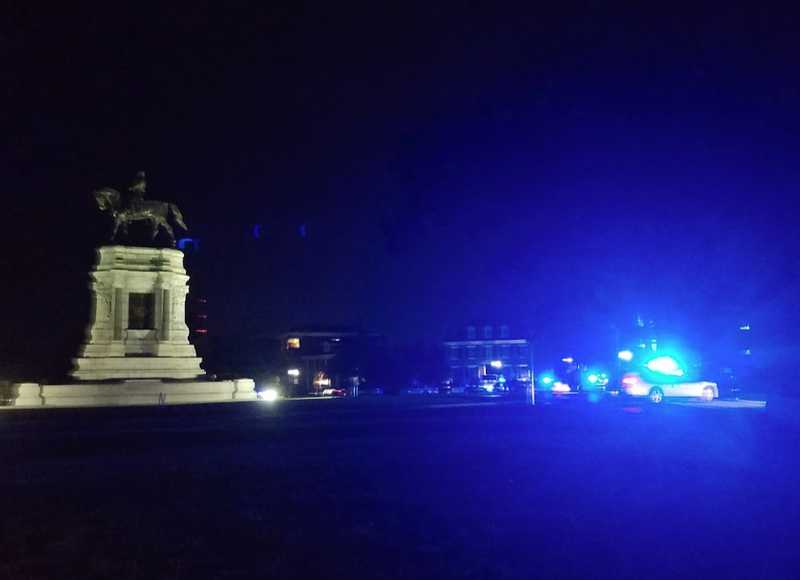 Police Cars at Lee Circle