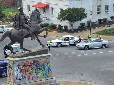 Police at Stuart Circle