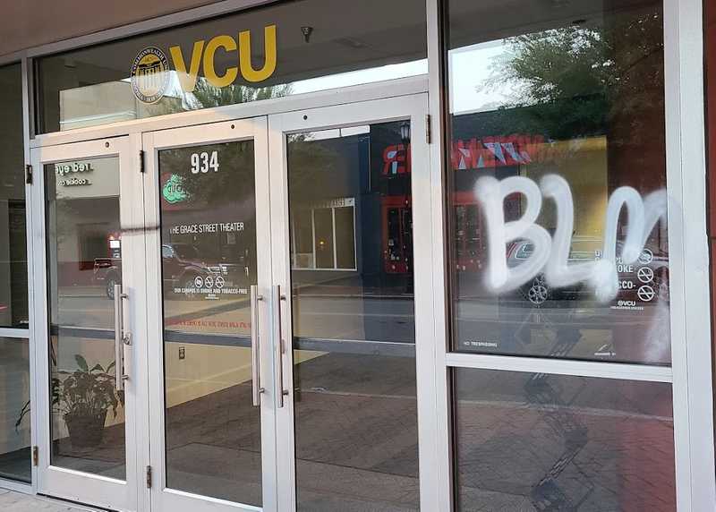 VCU Damage After Riot