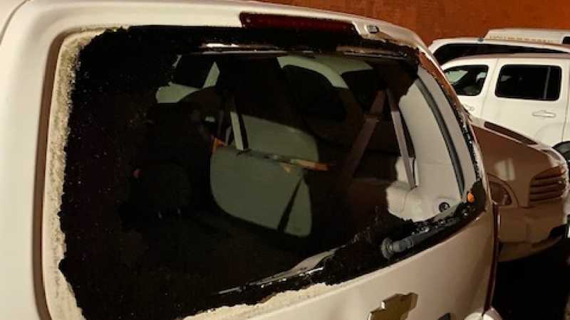 Damage to VCU Vehicle